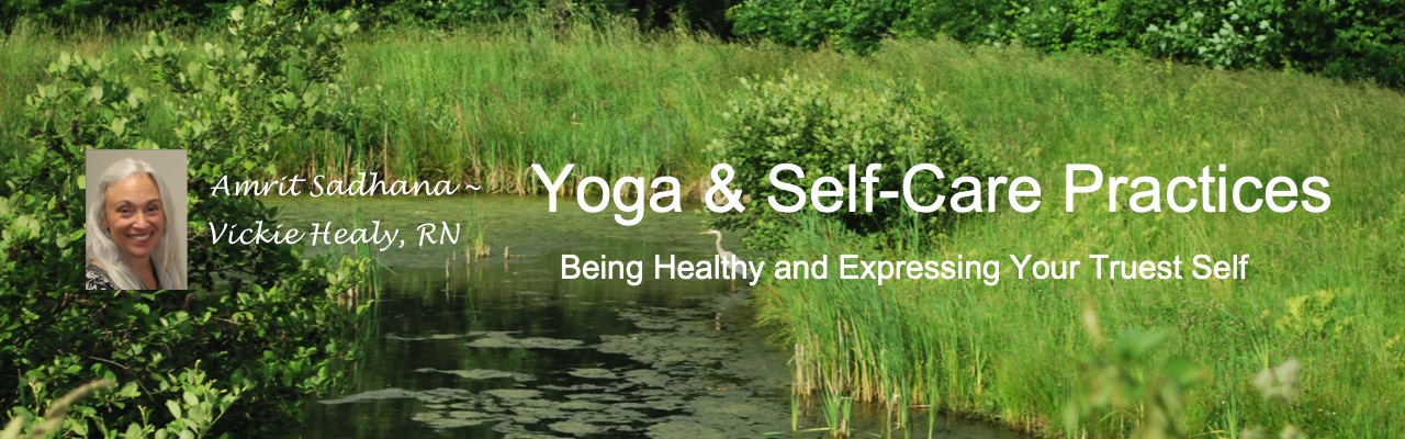 Vickie Healy, RN Yoga and Self-Care Practices