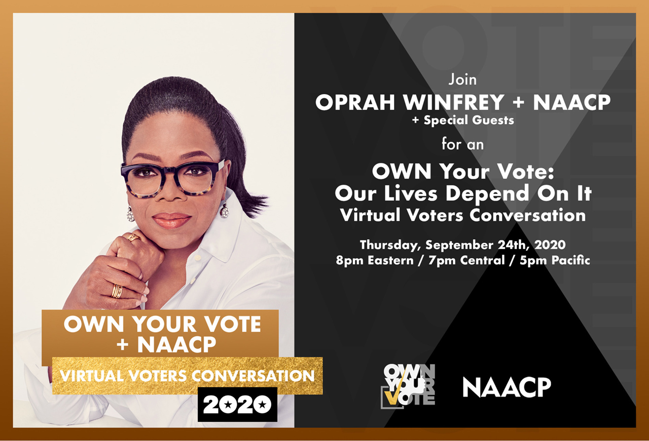 Oprah Winfrey and NAACP present…  Sept. 24th – 8 PM