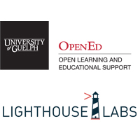 University of Guelph OpenEd and Lighthouse Labs logos