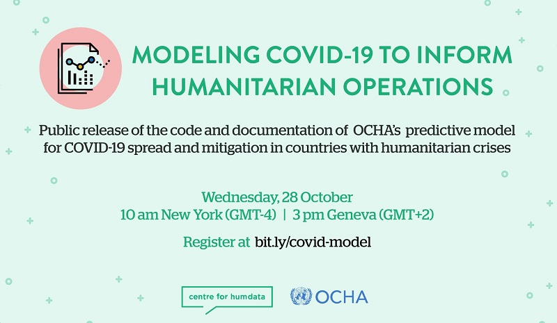 Modeling COVID-19 to Inform Humanitarian Operations: Event Banner