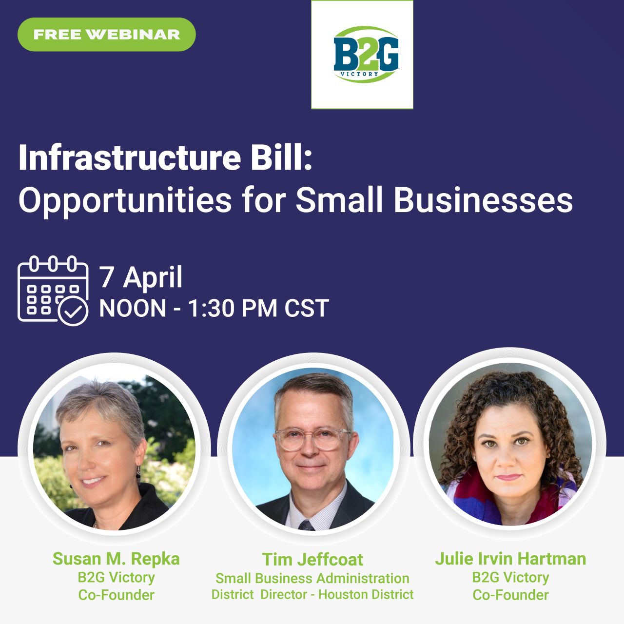 Webinar Registration (Infrastructure Bill: Opportunities for Small Businesses)