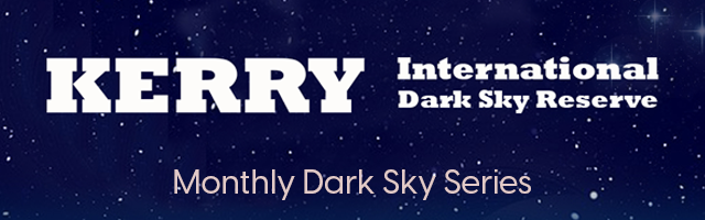 banner with text Kerry international dark sky reserve monthly talks