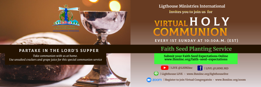 Holy Communion & Faith Seed Virtual Service Invite (by jelc)