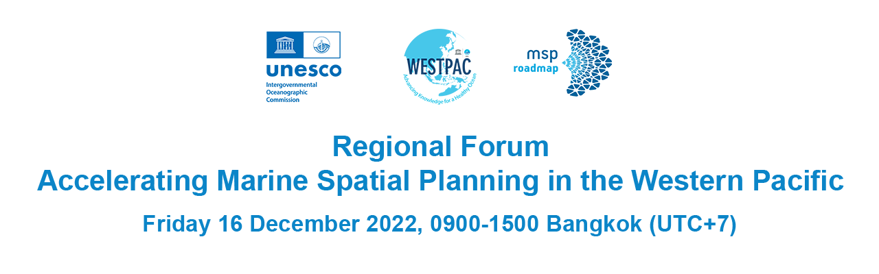 Regional Forum for Accelerating Marine Spatial Planning in the Western Pacific
